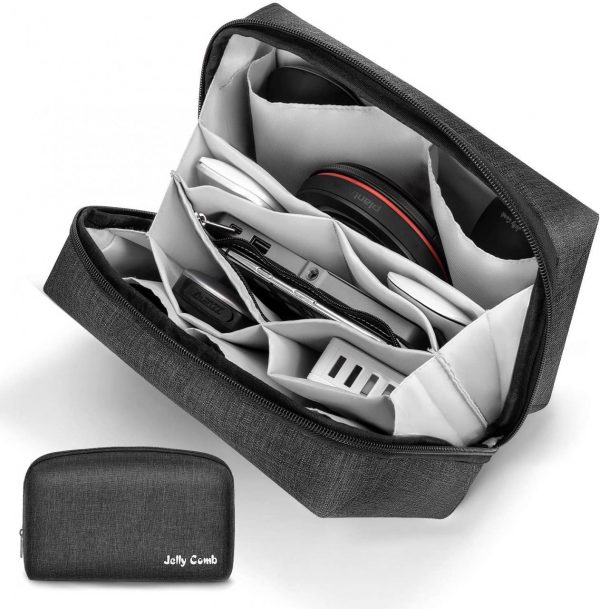 Jelly Comb Electronics Organizer Travel Cable Organizer Accessories Bag