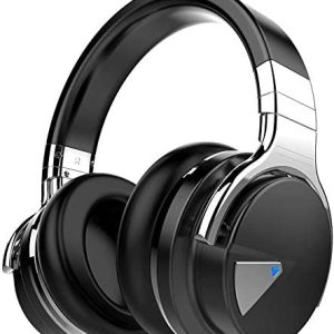 Silensys E7 Active Noise Cancelling Headphones Bluetooth Headphones with Microphone Deep Bass Wireless Headphones Over Ear