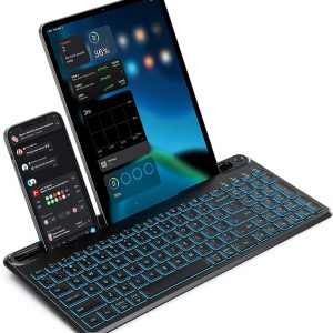 Multi-Device Bluetooth Backlit Keyboard