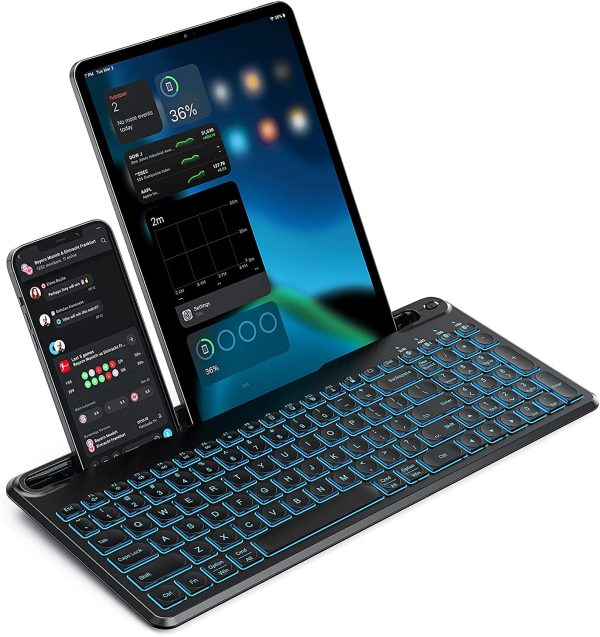 Multi-Device Bluetooth Backlit Keyboard