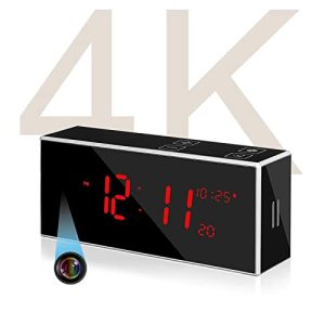 Hidden Spy Camera Alarm Clock Wireless with Stronger Night Vision