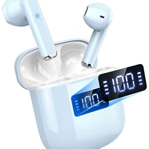 Wireless Earbud with LED Display Charging Case