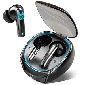 Wireless Earbud,Bluetooth 5.3 Headphones with 4 Mic
