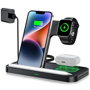 LK Wireless Charging Station 3 in 1 Wireless Charger Stand