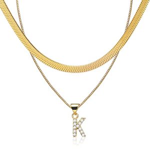 FNOYUO Layered Necklaces for Women