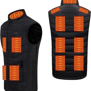 Rechargeable Heated Vest with Battery Pack for Men Women