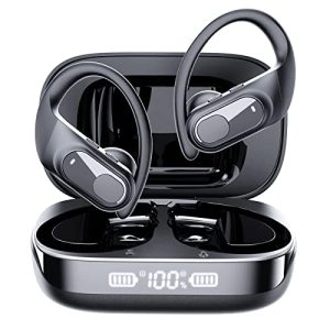 ANINUALE Wireless Earbuds Bluetooth Ear Buds with Mic Wireless Charging Case