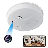 ZTCOLIFE Hidden Camera Spy Smoke Detector HD 1080P Wireless Small Nanny Cam with Night Vision and Motion Detection for Home Surveillance Security Cameras Indoor(No Audio)