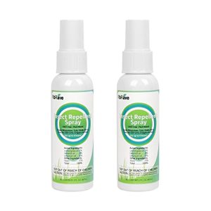 Mosquito Repellent Spray for Body, Insect Repellent Spray Natural Bug Repellent for Skin DEET-Free Travel Size 2 Fl Oz (2 Pack)