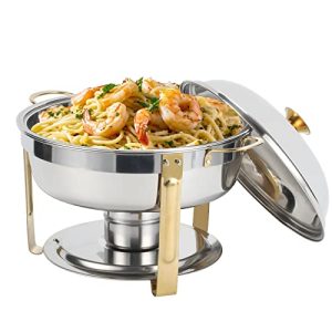 Amhier 5 Qt Chafing Dish Buffet Set with Stainless Steel Lid