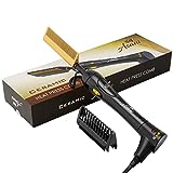 Electric Hot Comb Hair Straightener - Hot Comb Electric for Wigs and Natural Hair - Straightening Comb with 7 Heat Levels and Anti-Frizz Ceramic Coating - Dual Voltage Pressing Combs for Black Hair