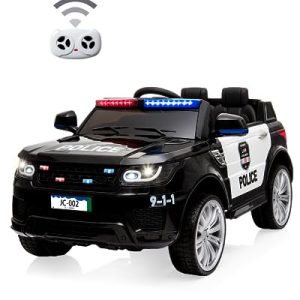 Dangvivi Kids Ride on Car, Electric Police Cars