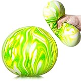 Giant Dough Balls Fidget Toy - Stretchy Jumbo Stress Balls for Kids and Adults - Pull and Squeeze Sensory Ball Squishy Toys, 2023 Novelty Stress Relief Balls for ADHD, ADD, Autism (Green)