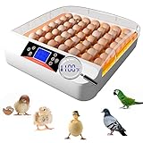 55 Egg Incubators for Hatching Eggs with LED Light, Fully Automatic Turning, Humidity and Fahrenheit Temperature Control, Incubator for Chickens, Ducks, Quails Eggs