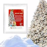 Aufien Premium Snow Flocking Powder, Instant Snow Powder, Original Self-Adhesive Snow Flock, Fake Artificial Snow, Snowflakes Flock for Christmas Tree, Great for Winter Decoration Displays (15 Oz)