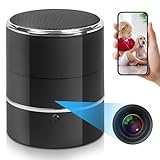 Hidden Camera Bluetooth Speaker - Spy Camera with 240° Ultra-Wide Angle Lens, WiFi Live Viewing, and Loop Recording - Micro Camera for Covert Surveillance