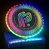 BULAPEACH Frisbees Flying Disc Ultra Light Up 48 LED Outdoor Games Kids Toys Gifts for Teen Birthday Gift Ideas Beach Things Cool Stuff for Ages 6 7 8 9 10 11 12+ Year Old Boys Girls Camping Party