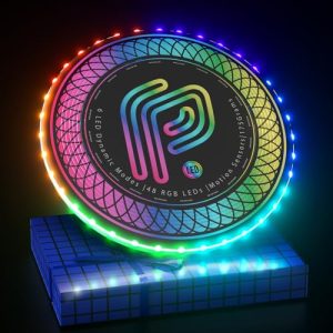 BULAPEACH Frisbees Flying Disc Ultra Light Up 48 LED Outdoor Games Kids Toys