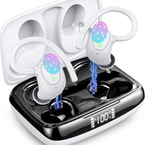 Lrecat Wireless Earbud Sport, IP7 Waterproof in Ear Wireless Headphones with Bass Stereo
