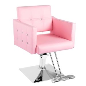 Dangvivi Pink Salon Chair for Hair Stylist,Barber Chari Hair Chair