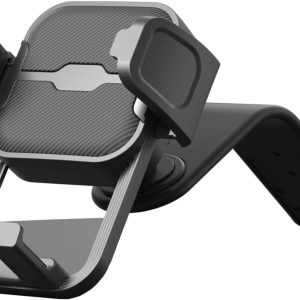 Car Phone Holder, Phone Mount for Car, Bendable Memory Titanium Alloy for Dashboard Windshield