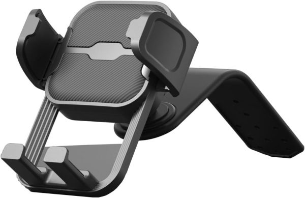 Car Phone Holder, Phone Mount for Car, Bendable Memory Titanium Alloy for Dashboard Windshield