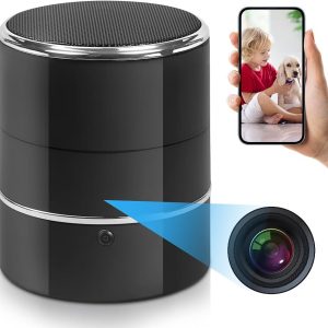 Spy Camera Hidden Camera Bluetooth Speaker with WiFi Live Viewing