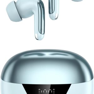 Motost Mini Bluetooth 5.3 Headphones, Wireless Headphones In Ear, 48H Bluetooth Earphones in Ear Deep Bass Noise Cancelling Bluetooth Earbuds