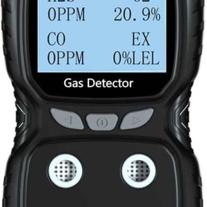 Sooguard Portable 4 Gas Detector, 4 in 1 Multi Gas Monitor Tester