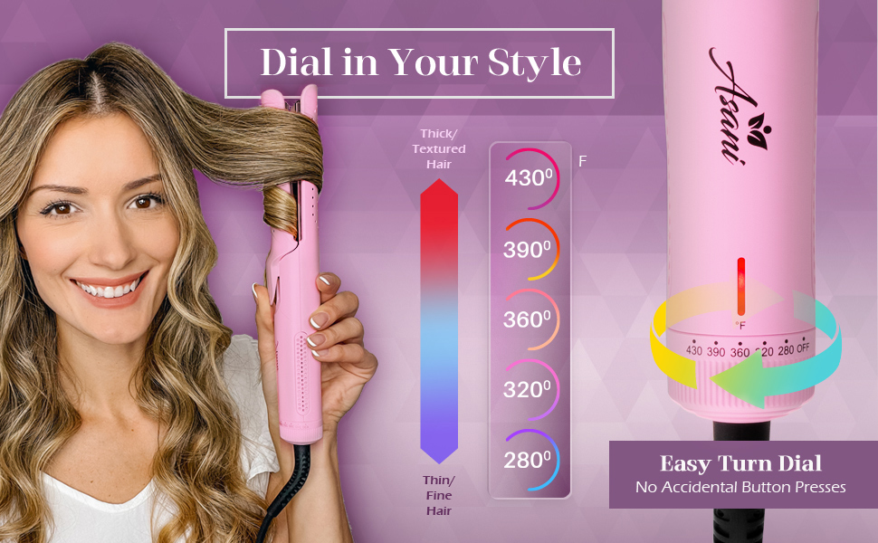 6-IN-1 Curling Iron, Professional Instant Heat Up