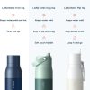 LARQ Bottle Twist Top 25oz – Insulated Stainless Steel Water Bottle | BPA Free | Reusable Water Bottle for Camping, Office, and Travel | Keep Drinks Cold and Hot, Monaco Blue