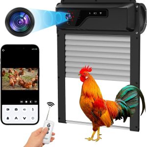 Automatic Chicken Coop Door with HD1080P Camera