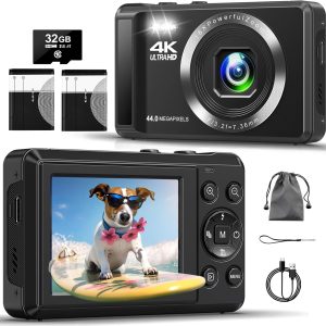 Digital Camera – 4K 44MP UHD Digital Cameras for Photography